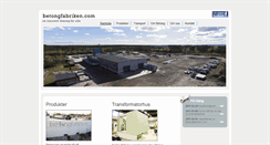 Desktop Screenshot of betongfabriken.com